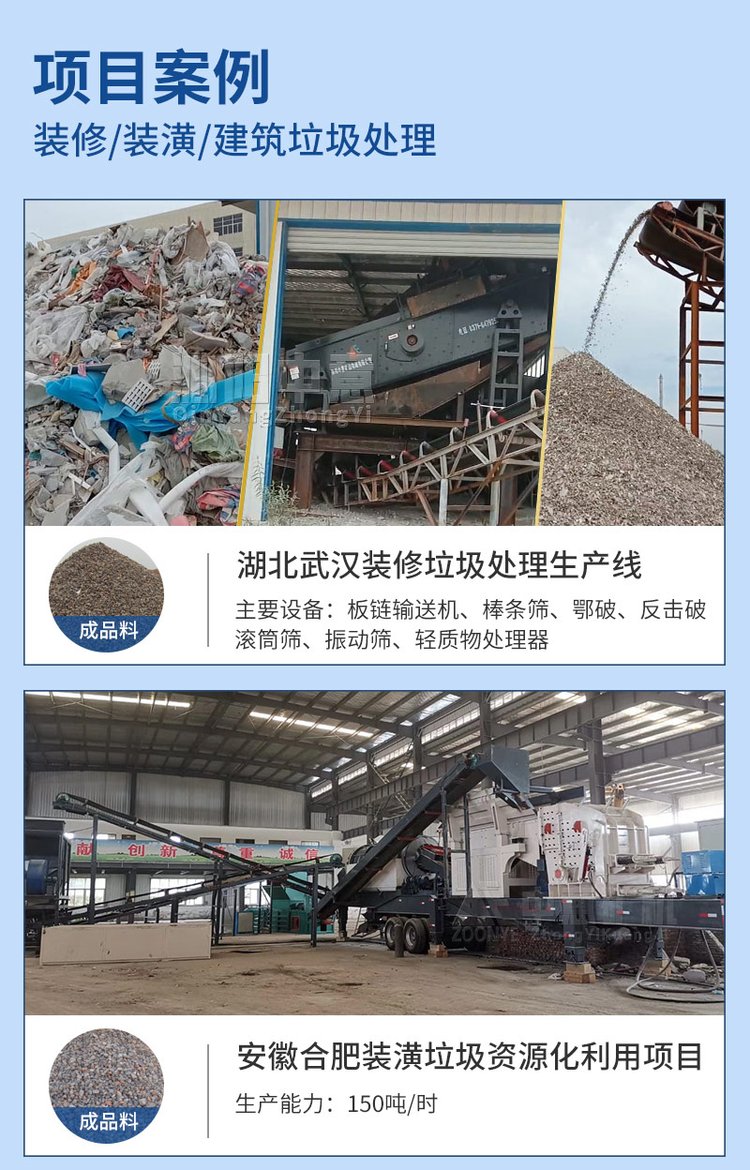 裝修垃圾資源化項(xiàng)目案例